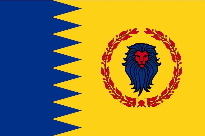 desert lion flag