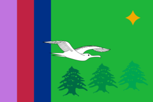 Peaceful Fjords Flag No4
