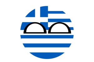 Greece Ball Flag