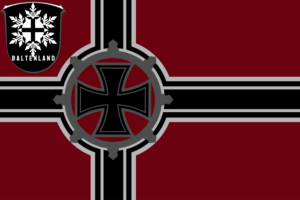 Kriegsflagge baltischer Verbände der Kaisergarde, V2