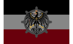Zivile Flagge des ehernen Kaiserreiches