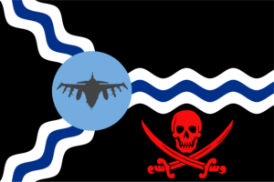 Pirate aircraft carrier flag