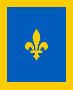 flag from movie:micky donald,goofy:three musketers