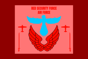 United Spix Corporation Red Security Force Air Force logo