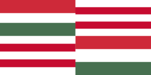 flag of the first Hungarian state (1818-1844)