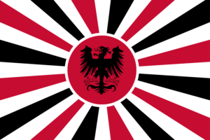 Flag of German Empire in Japanese Style