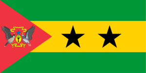 Sao Tome and Principe with Coat of Arms