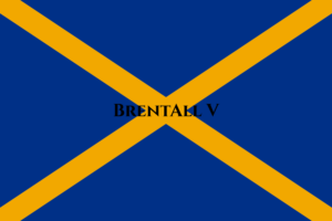 English Brentall V Flag