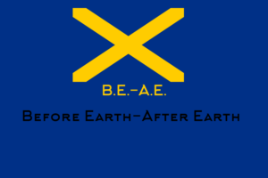 Before Earth After Earth Flag