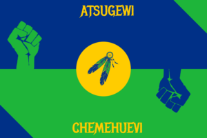 Atsugewi-Chemihuevi Indigenous Republic of Massland flag, 2117