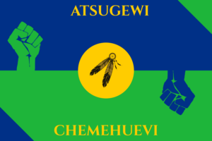 Massland flag, 2095 (Atsugewi-Chemehuevi Tribe Reclamation)