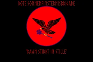 Hawk war flag