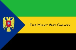 The Milky Way Galaxy Republic Flag