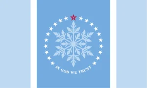 Frozen Mississippi Flag