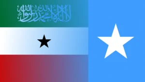Somalia and Somaliland Flag Blend