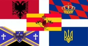 Remastered Western Table Flag