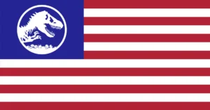 United states of Jurassic World flag, A National patriot community flag