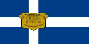 NORADENLAND(THE GREAT EMPIRE OF THE NORTH)(rectangle flag)