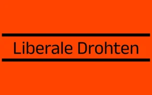 Liberale Drohten Flagge