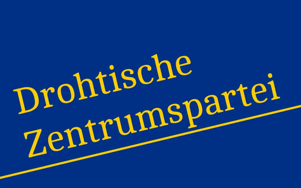 Drohtische Zentrumspartei Flagge