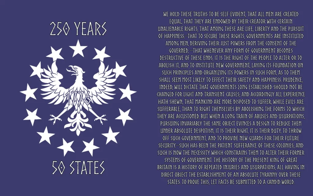 Declaration of Independence 250 years