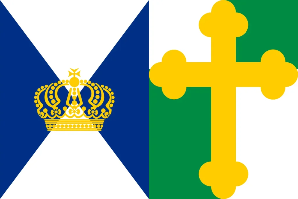 Flag of the Principality of Niederzollen in Drottany