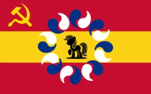 Ground Force flag of communist Republic of Equestria