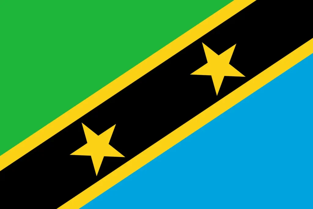Saint Kitts and Nevis (In Tanzania colors)