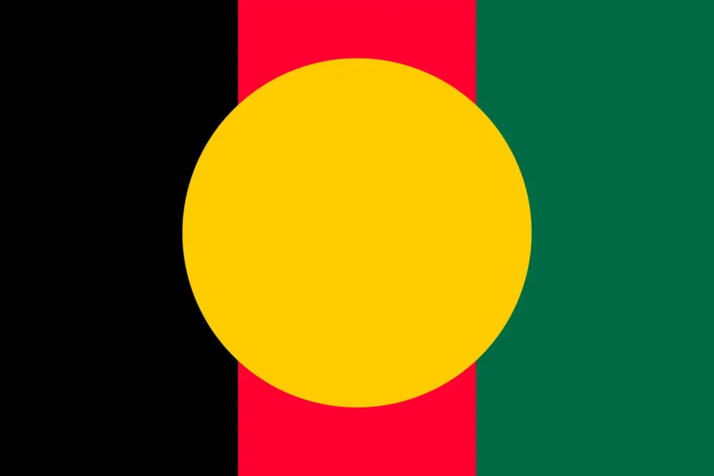 Flag of Maori/Aboriginal/Samoan Oceanian Ethnicity