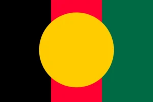 Flag of Maori/Aboriginal/Samoan Oceanian Ethnicity