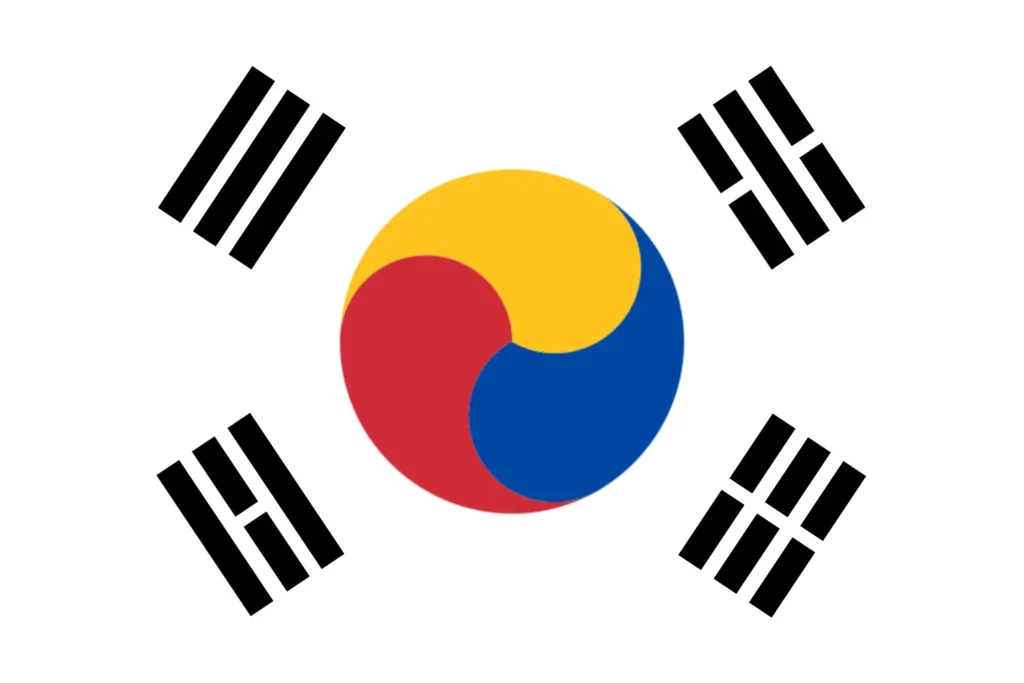 Flag of the Republic of Korea (Tricolor Taegeuk)