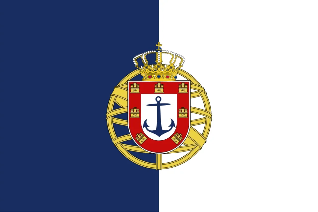 Monarchist Portuguese Naval Flag