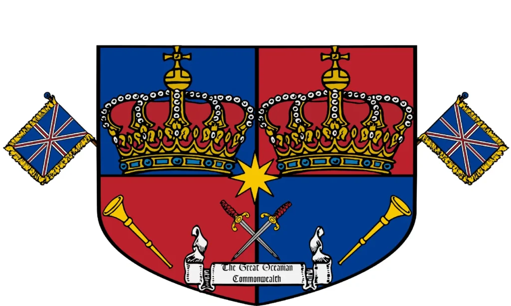 The Great Oceanian Commonwealth  Royal Coat of Arms