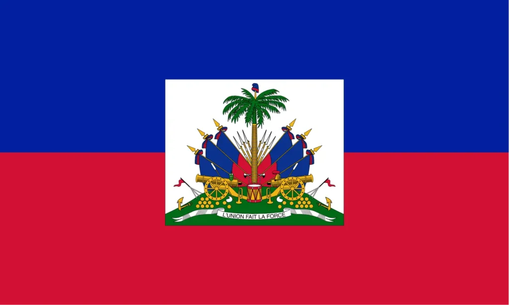 Flag of the Republic of Haiti (1986–Present)