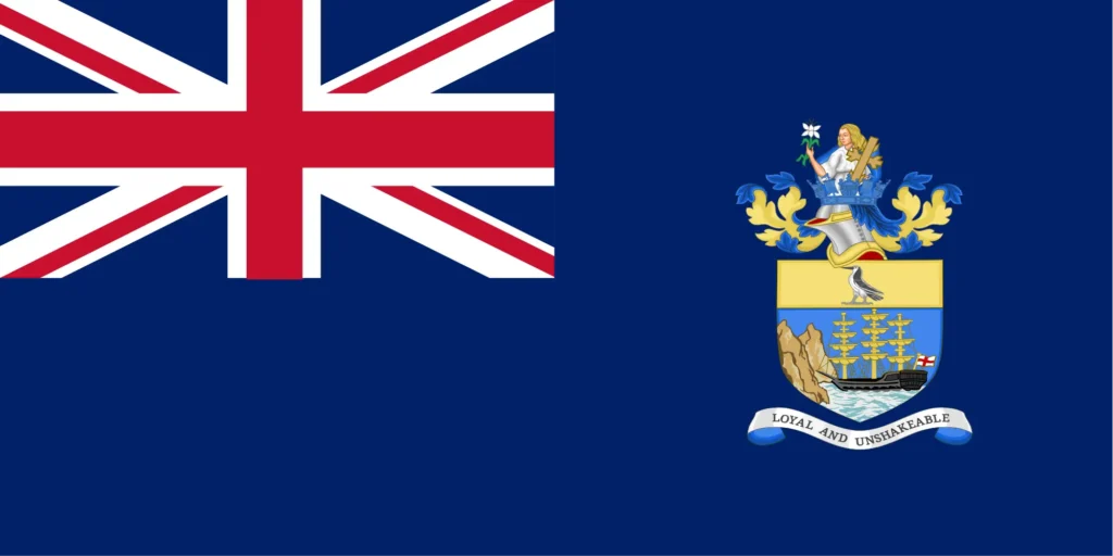 Saint Helena but redesigned