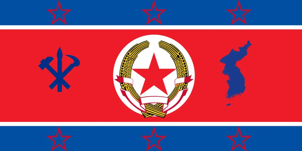 North Korean War Flag