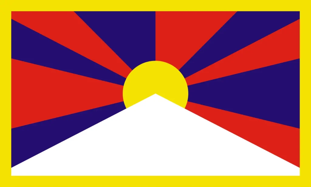 Tibet Flag Simplified