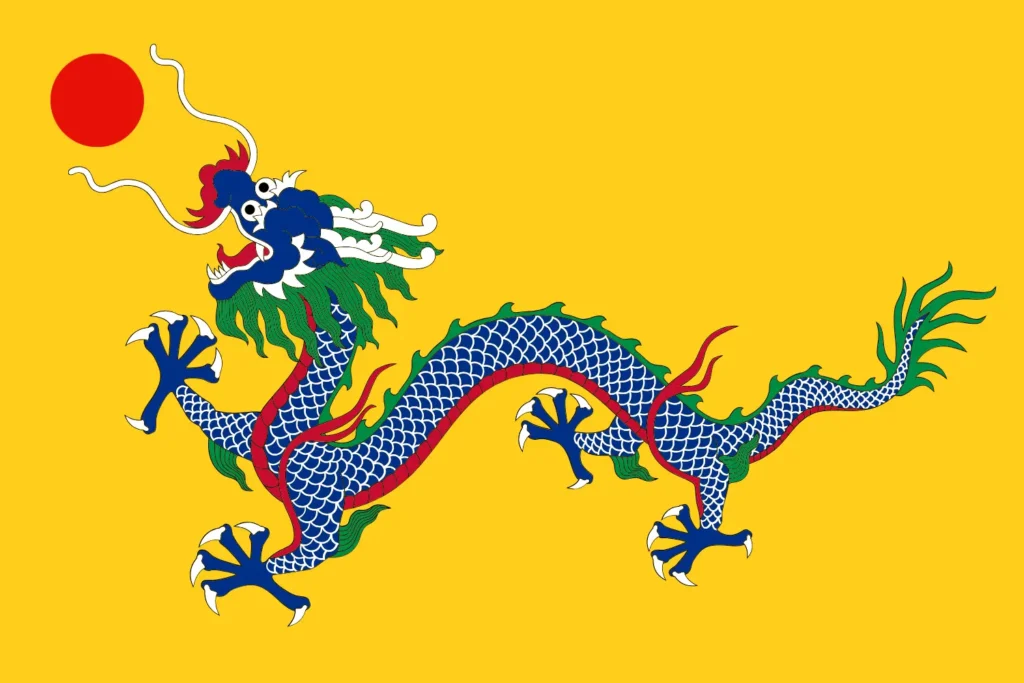 Flag of Qing Dynasty China (1889–1912)