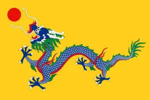 Flag of Qing Dynasty China (1889&ndash;1912)