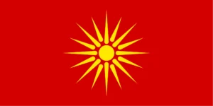 Flag of Macedonia (1992-1995)