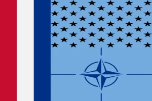 Flag of United States of America in Exhile