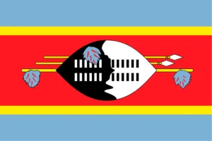 Flag of Eswatini with Light Colors