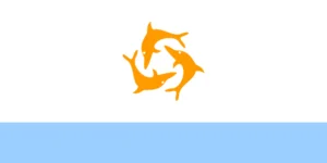 Anguilla Dolphin Flag (1:2)
