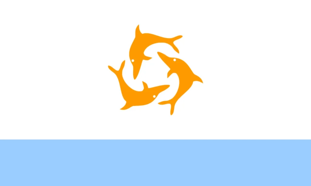 Anguilla Dolphin Flag (3:5)
