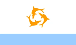 Anguilla Dolphin Flag (3:5)