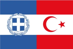 cursed flag of Turkey or Greece-Turkey Union