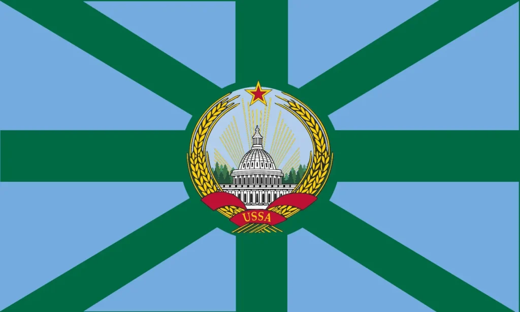 United socalist states of America government banner