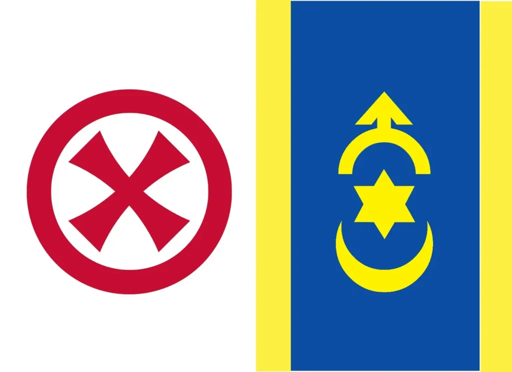 Oxford Dubno Friendship Flag