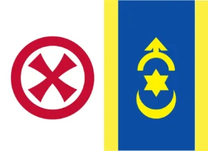 Oxford Dubno Friendship Flag