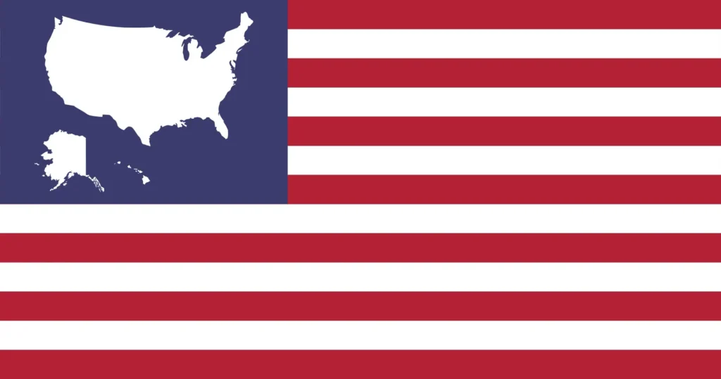 USA (Inspired by Flags with Countries by this_is_a_geographical_master)